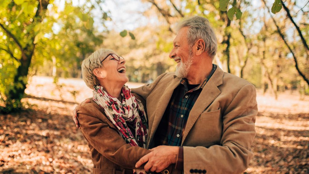 happy older couple